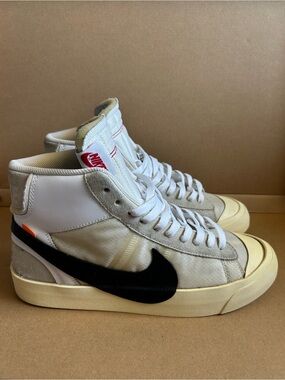 Off-white Nike Blazer Mid The Ten 2017 White Men’s Sz 10.5 High Top AA3832-100